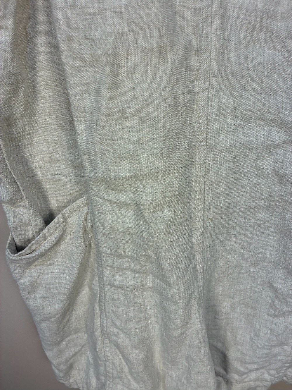Athleta Retreat Linen V Neck Romper - Picture 7 of 11